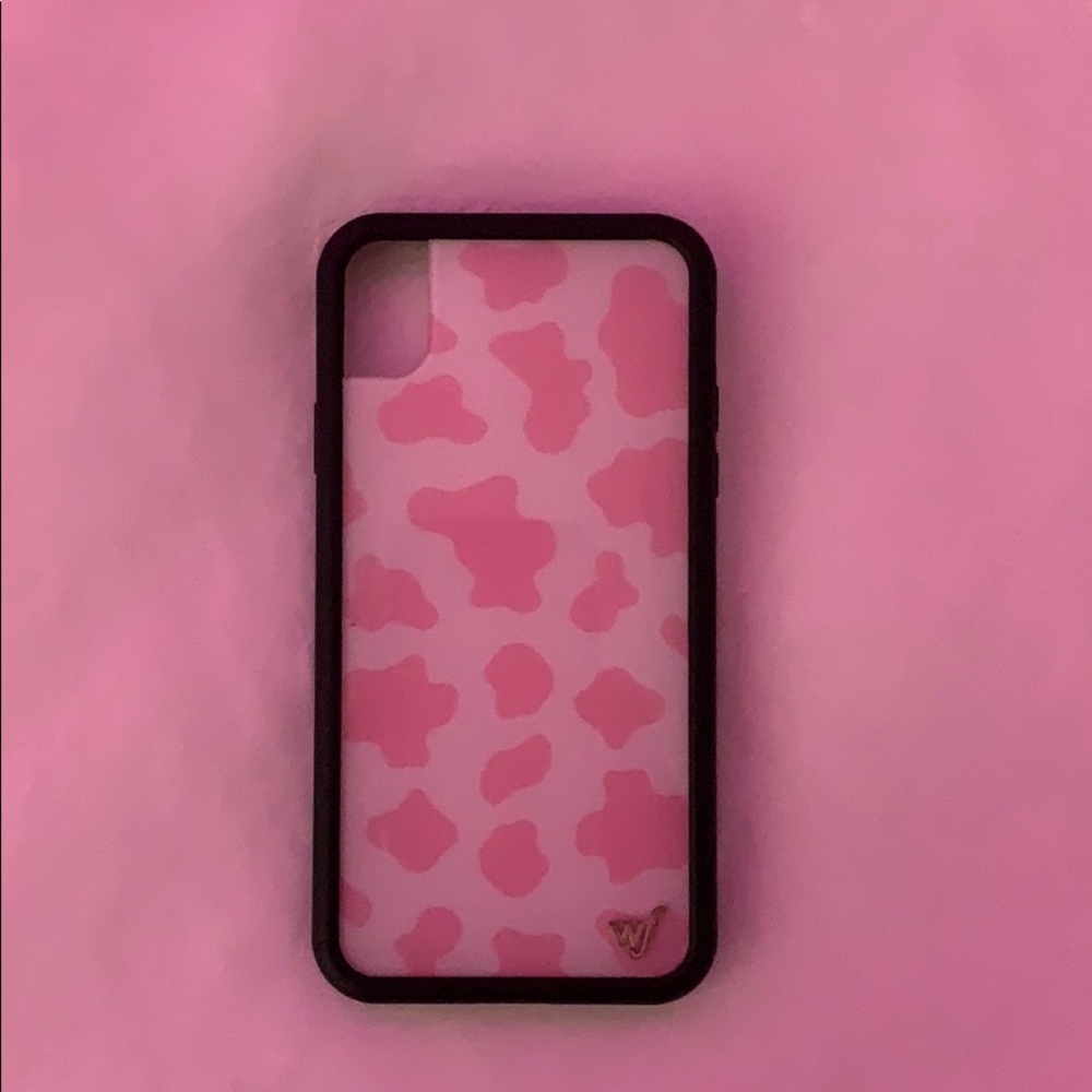 IPHONE XR PINK MOO WILDFLOWER CASE!
